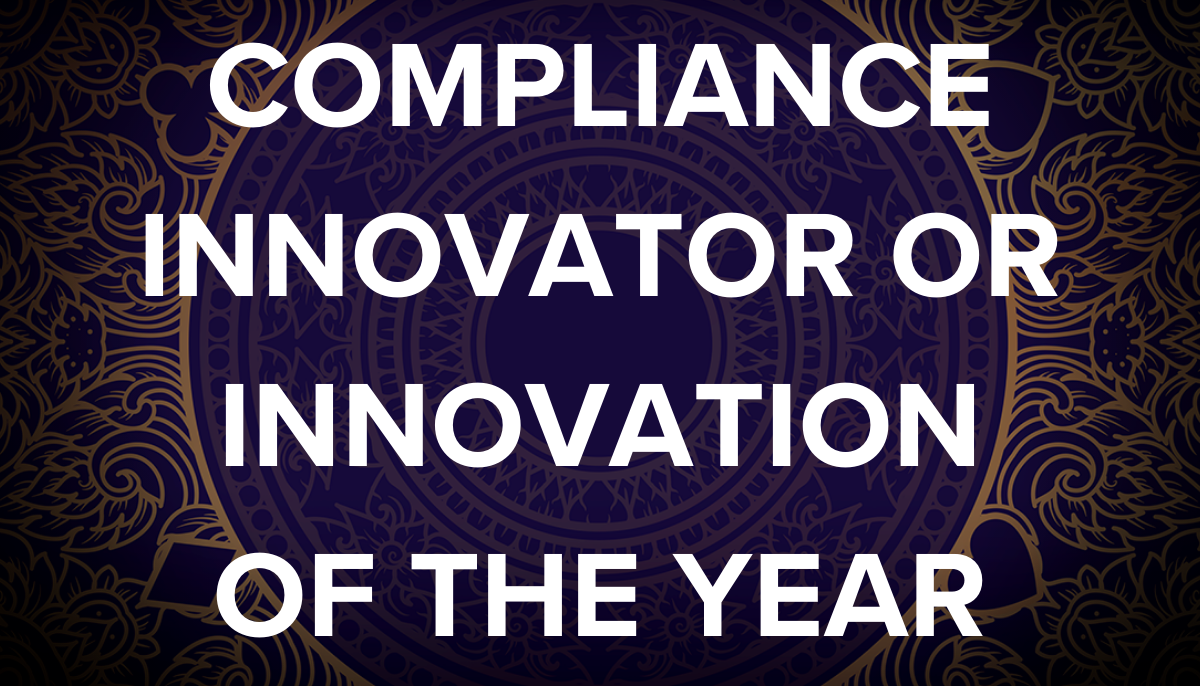 Compliance Innovator or Innovation of Year