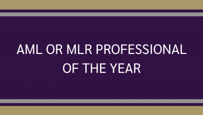 AML or mlr professional of the year