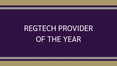 RegTech Provider of the Year