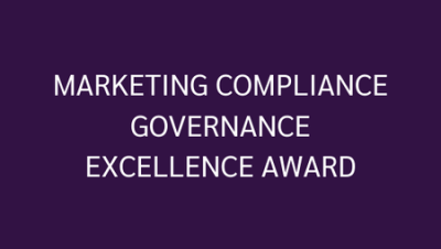 Marketing Compliance Governance Excellence Award