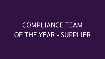 Compliance Team of the Year - Supplier